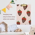thumbnail image 7 of 12.5"x9" Chocolate Strawberries Clipboards, Standard A4 Letter Size Nursing Clipboard with Low Profile Metal Clip Decorative Clip Board for Office Supplies,Silver, 7 of 7