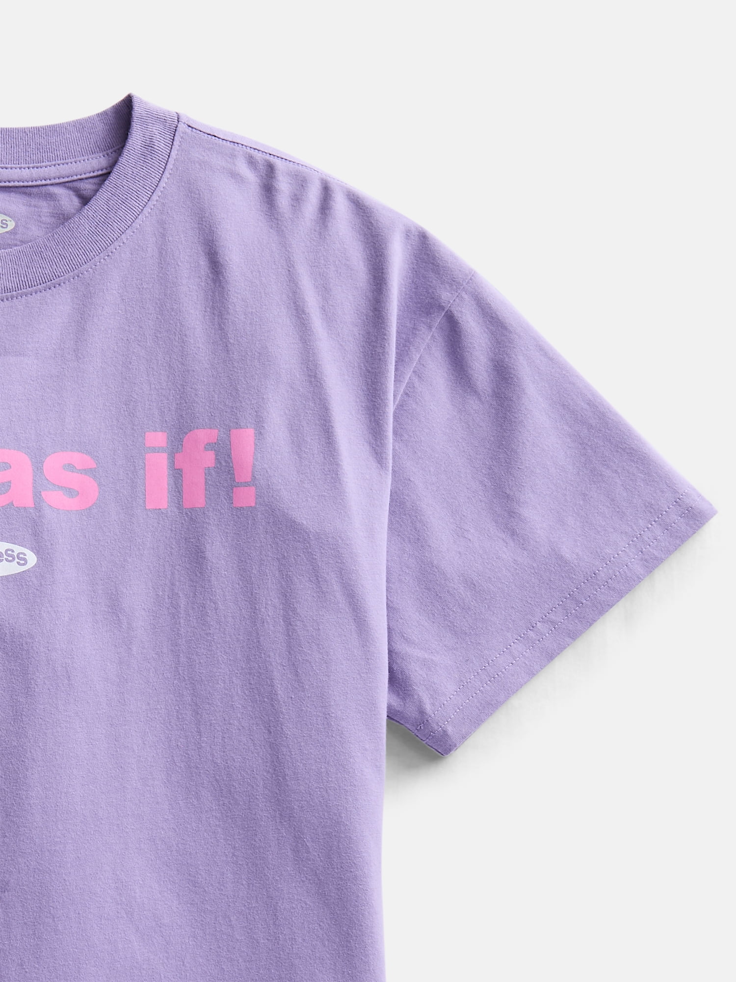Weekend Academy Girls Oversized Graphic Tee, Sizes 4-18