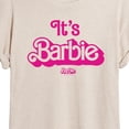 thumbnail image 3 of Barbie The Movie - It's Barbie Pink - Juniors Ideal Flowy Muscle T-Shirt, 3 of 5