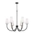 thumbnail image 6 of Capital Lighting 455261-550 Averitt 6 Light 37" Wide Chandelier - Black, 6 of 7