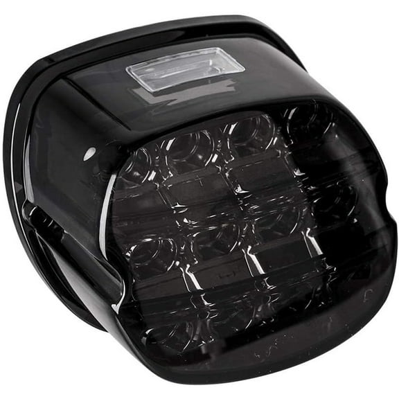 Smoked LED Rear Tail Light Motorcycle Taillights Brake Driving Compatible with Harley Dyna Road King Electra Glide Street Bob Touring