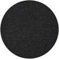 thumbnail image 1 of Ahgly Company Indoor Round Mid-Century Modern Light Black Black Solid Area Rugs, 5' Round, 1 of 6