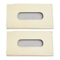 thumbnail image 5 of BUYISI Auto Car Suv Sun Visor Interior Tissue Box Paper Towel Case Napkin Clip Holder Beige, 5 of 5