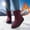 Wine, variant on Women Winter Snow Boots, Windproof No Slip Casual Thermal Mid-Calf Boots Black Size 5.5