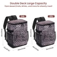 thumbnail image 3 of Cooler Backpack 33/40 Cans Coolers Insulated Leak Proof for Men & Women, Waterproof Soft Sided Lunch Camping Beach Travel Ice Chest Bag Hiking Picnic Backpack, 3 of 5