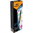 thumbnail image 1 of Bolígrafo BIC Intensity, punta fina, 0,4 mm, punta de fieltro, color negro, 12 unidades, 1 of 7
