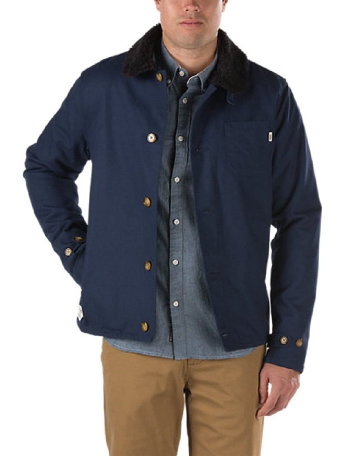 Vans Barranca Button Jacket Navy 