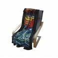 thumbnail image 4 of Aloha Soft Flannel Fleece Throw Blanket, Hawaii Surf Paradise Graphics Interpretation of Waves Palm Trees Tropical Setting, Cozy Plush for Indoor and Outdoor Use, 70" x 90", Multicolor, by Ambesonne, 4 of 6