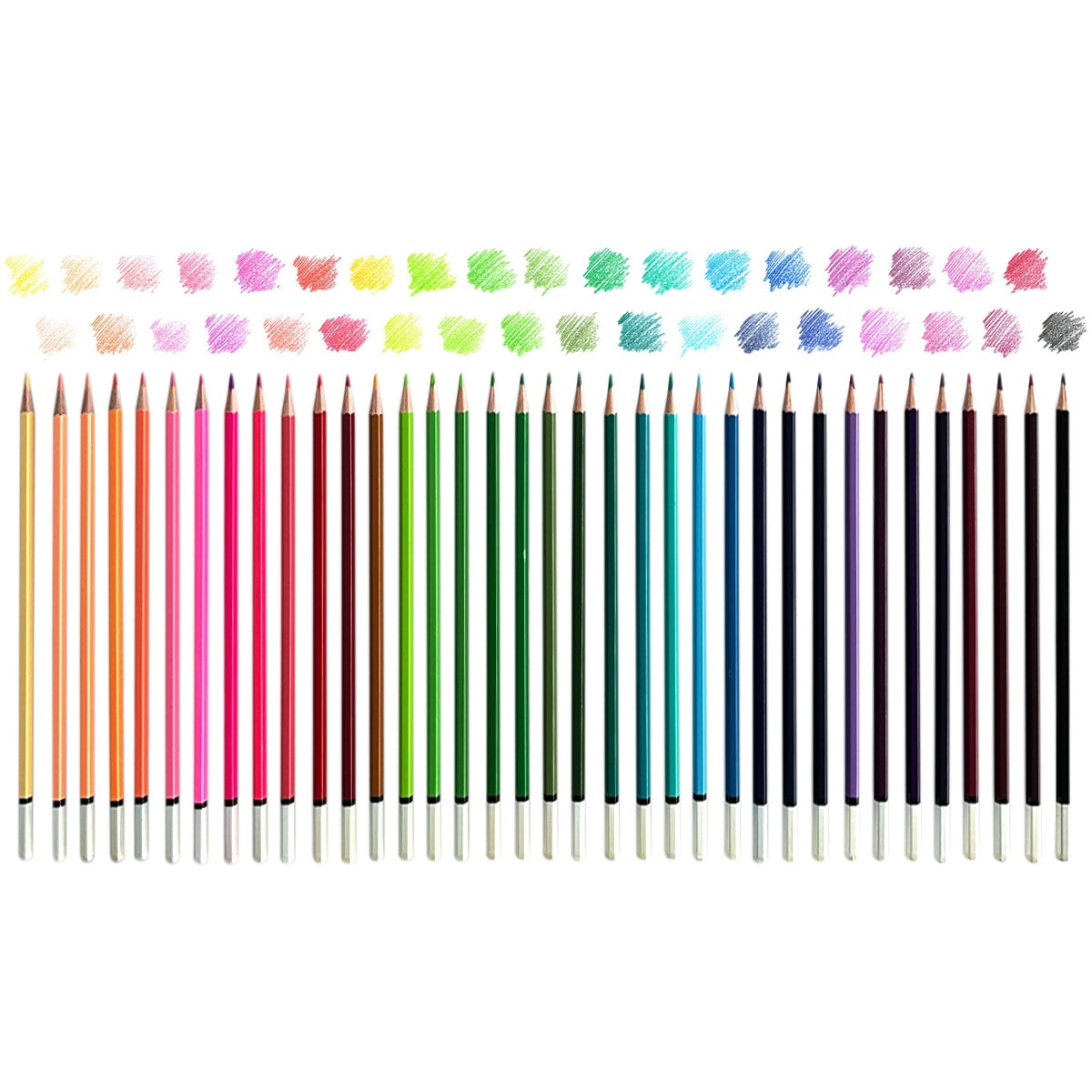 Wrapables Colored Pencils for Sketching and Drawing, 72 Count