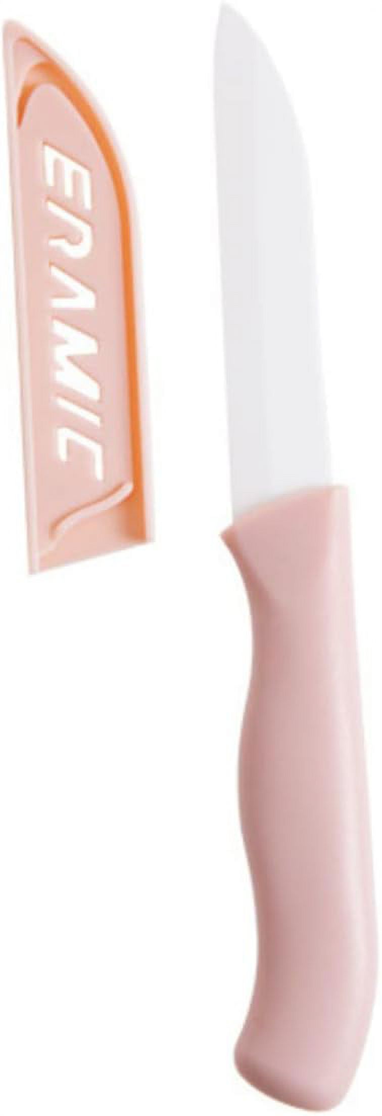 Paring Knife With Cover Ceramic Kitchen Knife A Sweet GiftPink