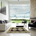 thumbnail image 6 of Ahgly Company Indoor Square Abstract Taupe Brown Abstract Area Rugs, 5' Square, 6 of 6