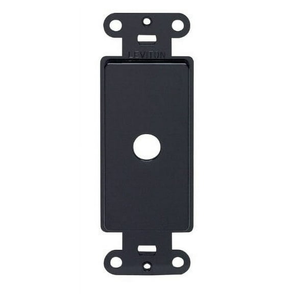 Leviton 80400-E Decora Plastic Adapter For Rotary Dimmers, Ebony