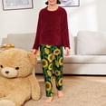 thumbnail image 6 of Yiaed Sunflower 1 Print Teenagers' Lounge Pants, Loose PJ Bottoms, Long Pajama Pants for Men-Small, 6 of 6