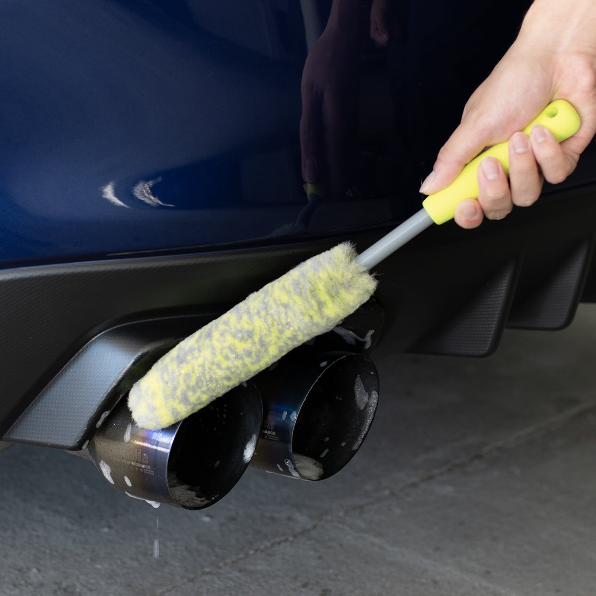 Auto Drive Soft Wheel Cleaning Woolies Brush, Rim Cleaning, 2 pack