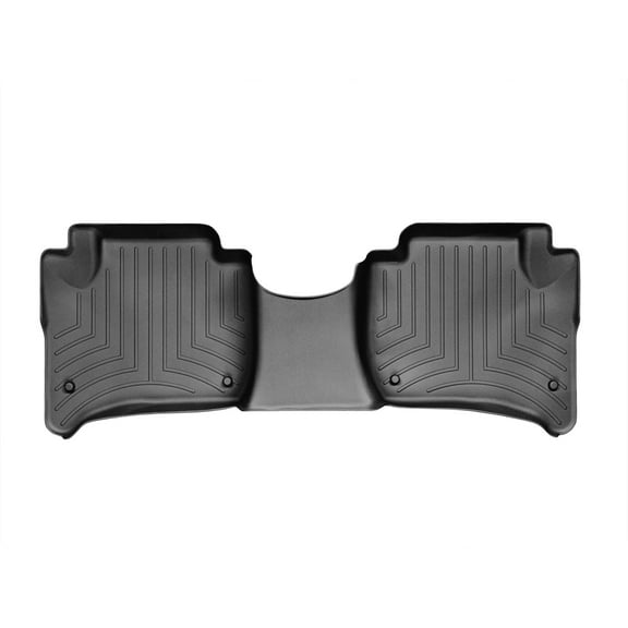 WeatherTech Custom Fit FloorLiners compatible with Touareg, Cayenne® - 2nd Row, Black