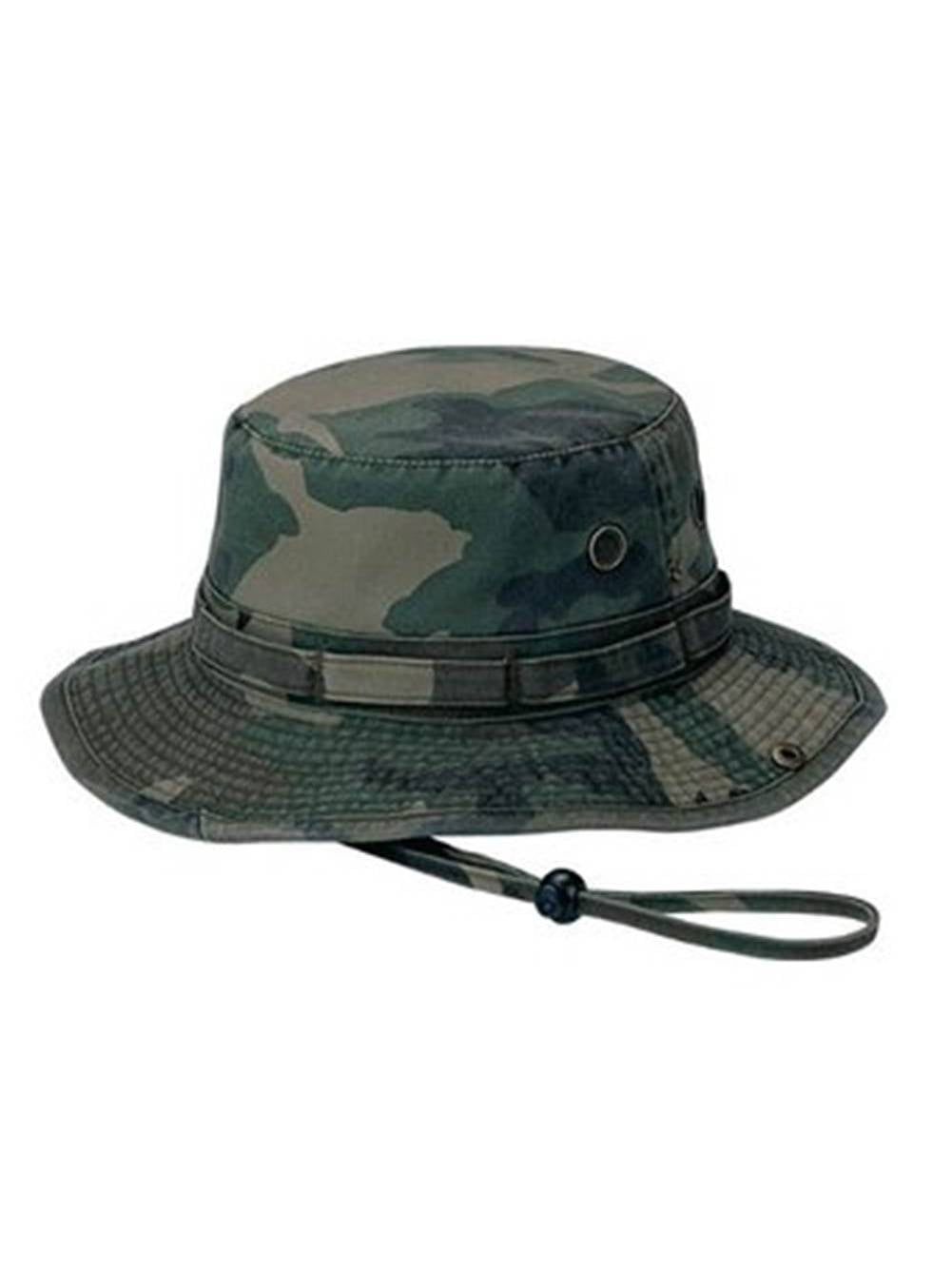Washed Hunting Fishing Outdoor Hat-Camo 
