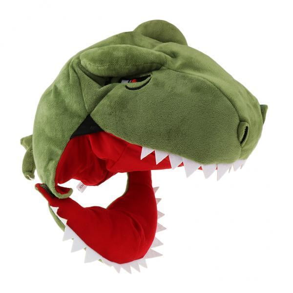 2x Novedad Sombrero de Sombrerería Cubierta para Cabeza Gorro de Animal Accesorios para fotografía de Hugo Lindo sombrero de cabeza de dinosaurio