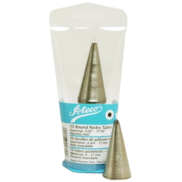 Juego de 10 Puntas Estrella de Acero Inoxidable Ateco 830