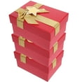 thumbnail image 1 of GOOHOCHY 3 cajas de dulces navideñas para regalo, caja pequeña para envolver regalos, cajas de papel para dulces navideños, 1 of 8