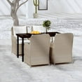 thumbnail image 1 of vidaXL 5 Piece Garden Dining Set Brown, 1 of 5