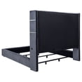 thumbnail image 5 of Tisdall Upholstered Cal King Flame Visualizer Bed Grey, 5 of 10
