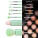 thumbnail image 4 of Brocha para polvos sueltos de viaje 8 en 1, brocha en ángulo, brocha para sombra de ojos, esponja de belleza, brocha para labios para mezclar bases, juegos de brochas de maquillaje portátiles, 4 of 5