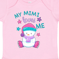 thumbnail image 4 of Inktastic My Mimi Loves Me Cute Snow Baby Boys or Girls Baby Bodysuit, 4 of 5