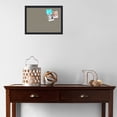 thumbnail image 3 of PinPix 18x13 Custom Cork Bulletin Board Pewter Poster Board Has a Fabric Style Canvas Finish, Framed in Pewter, by ArtToFrames (PinPix-1812), 3 of 5