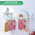thumbnail image 4 of Yayeee Pot Holders Kitchen Heat Resistant with Pockets 7"x9.8" Cotton Oven Cooking Hot Pads, Sweet Strawberry, 4 of 7