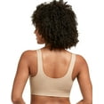 thumbnail image 3 of HanesBralette Comfort Flex Fit Women's Wireless Bra Seamless Wide Strap MHG196, 3 of 7