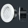 thumbnail image 4 of Évents de Conduit Ronds Évents Intérieurs Grille de Ventilation Murale en ABS, 4 of 6
