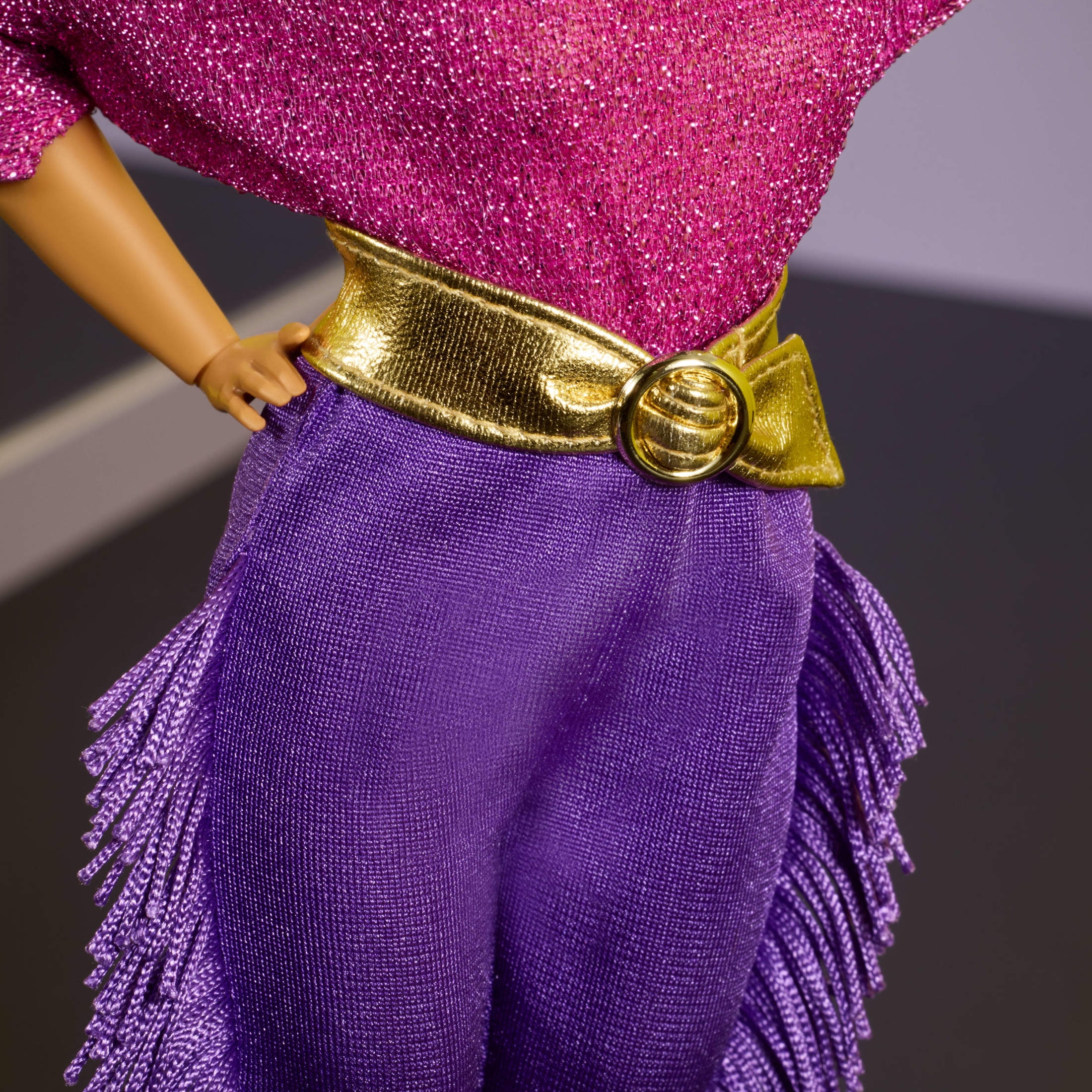 Barbie Signature Tribute Collection Debbie Allen Doll in Purple Fringe Pants and Legwarmers
