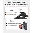 thumbnail image 4 of Pallet Forks,The Rated Capacity of the Pallet Forks for Tractor Bucket is 5320 Lbs，Clamp on Pallet Forks to 72" Bucket，Tractor Bucket Forks with 7-Fork Configuration, 4 of 9