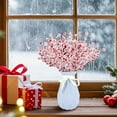 thumbnail image 6 of 24Pcs Artificial Berry Picks Snow Sprays Christmas Frosted Holly Berry Stems Twigs Winter Branches for for Christmas Tree Fillers Decor Holiday Arrangement Wreaths Garland Crafts DIY Ornaments, 6 of 9