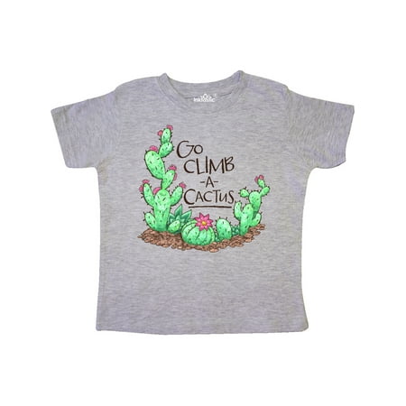 

Inktastic Go Climb a Cactus Cacti and Succulents Gift Toddler Boy or Toddler Girl T-Shirt
