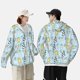 thumbnail image 4 of Balery Cartoon Cat Sudadera ligera de manga larga con capucha y protección solar UPF 50+ para hombre y mujer, ideal para pesca y running-3X-Large, 4 of 7