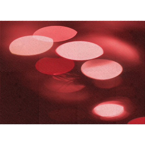 Ahgly Company Machine Washable Indoor Rectangle Transitional Crimson Red Area Rugs, 6' x 9'