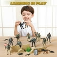 thumbnail image 4 of Joyfy 16 Pcs Military Toy Soldiers Playset for Kids, Army Men and SWAT Team with Military Soldiers Action Figures Playset, Christmas Birthday Gift for Boys 3+, 4 of 7
