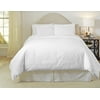 Pointehaven 500 TC Sateen White 100% Long Staple Cotton 3 pc Duvet Set, Full/Queen