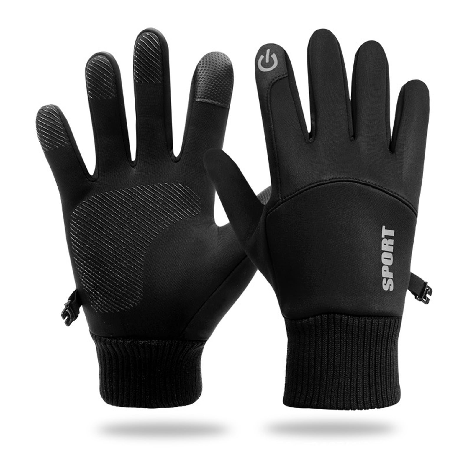 Gants D'Hiver Tactiles Homme Femme - Chauds, Imperméables, Anti-dérapants - Pour Ski, Vélo, Randonnée - 3