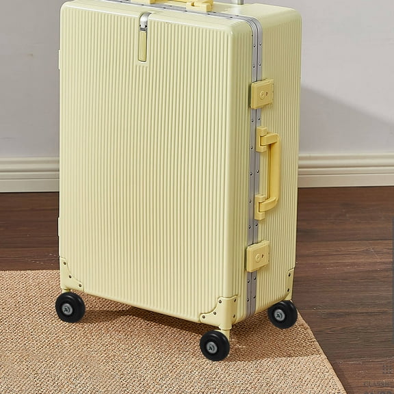 BESTYASH 4pcs Universal Black Plastic Swivel Trunk Wheels Replacement Set for Travel Luggage Business Trips