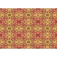 thumbnail image 1 of Ahgly Company Machine Washable Indoor Rectangle Transitional Yellow Area Rugs, 6' x 9', 1 of 7