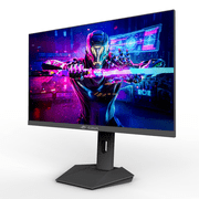CRUA 27 160Hz Gaming Monitor, IPS UHD(3840x2160P), 120% SRGB, Support FreeSync, Height adjustable, Lighting effects, Built-in Speakers, HDMI & DP, Black