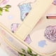 thumbnail image 3 of Large PU Makeup Bag Travel Cosmetic Bags With Makeup Brush Holder Waterproof Portable Toiletry Storage for Women, Beige, 3 of 4