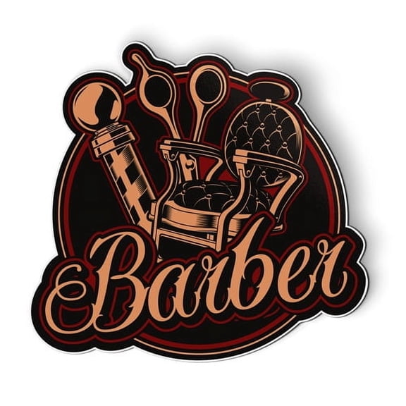 Barber - 5.5" Magnet for Car Locker Refrigerator