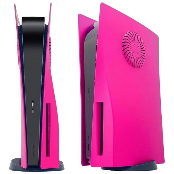 Faceplate with Cooling Vents for PS5 Disc Edition Face Plate Console Cover Replacement Side Plate Shell Dustproof Accessories for PlayStation 5