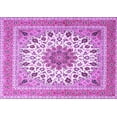thumbnail image 1 of Ahgly Company Indoor Rectangle Medallion Purple Traditional Area Rugs, 2' x 4', 1 of 4