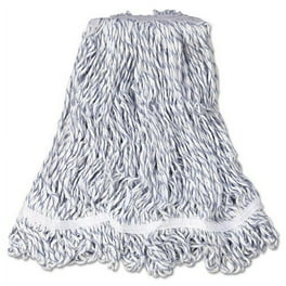 Web Foot Finish Mop, White, Med, Cotton/Synthetic, 1 Web Foot Finish Mop, White, Med, Cotton/Synthetic, 1
