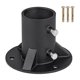 thumbnail image 1 of Poste de cerca de alambre de cadena con brida de piso, base redonda, cerca de alambre de cadena resistente y resistente Diámetro interior 52 mm, 1 of 9