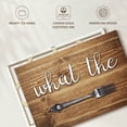 thumbnail image 6 of Elephant Stock What The Fork Wall Art - Horizontal Canvas Wall Art - Dining Room Wall Decor - Hobbies And Lifestyle Canvas - Brown And Silver Decor - 36" x 24", 6 of 8